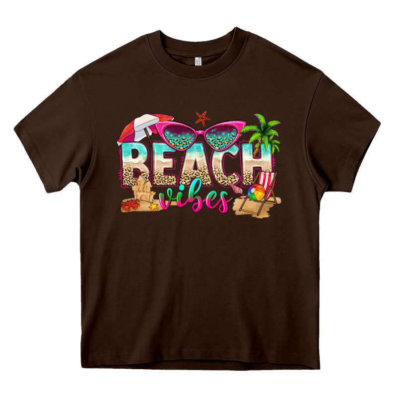 Beach Vibes Heavy Core Tee by texasbilliewilder | Teevron