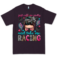 Plum just call me pretty and take me racing Premium Tee - Zillion Design Studio