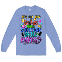 Colony Blue bingo Long Sleeve Tee - MaliasSmallBusiness
