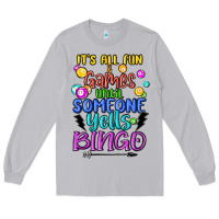 Moon Dust bingo Long Sleeve Tee - MaliasSmallBusiness