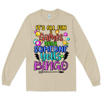 Mushroom bingo Long Sleeve Tee - MaliasSmallBusiness