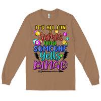 Toasted Coconut bingo Long Sleeve Tee - MaliasSmallBusiness