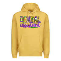 Antique Gold Mardi Gras Dental Assistant Premium Hoodie - NancyCooperArtShop
