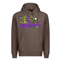 Coffee Mardi Gras Dental Assistant Premium Hoodie - NancyCooperArtShop