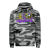 Slate Camo Mardi Gras Dental Assistant Premium Hoodie - NancyCooperArtShop