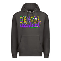 Smoke Mardi Gras Dental Assistant Premium Hoodie - NancyCooperArtShop
