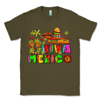 Army Green viva mexico Classic Tee - AdoDesignShop