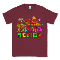 Burgundy viva mexico Classic Tee - AdoDesignShop