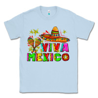 Dusty Blue viva mexico Classic Tee - AdoDesignShop