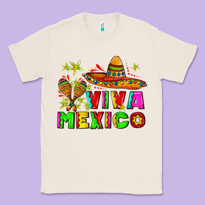 Viva Mexico Classic Tee Designed By Adodesignshop