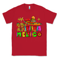 Red viva mexico Classic Tee - AdoDesignShop