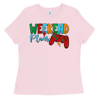 Bubblegum Pink weekend plans Ladies Tee - JahusDesignShop