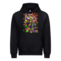 Black Mardi Gras love lips Urban Hoodie - HowdyJamesFarm