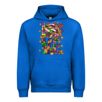 Cobalt Mardi Gras love lips Urban Hoodie - HowdyJamesFarm