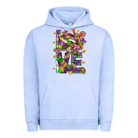 Pigment Grape Ice Mardi Gras love lips Urban Hoodie - HowdyJamesFarm