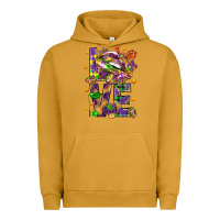 Pigment Peanut Butter Mardi Gras love lips Urban Hoodie - HowdyJamesFarm