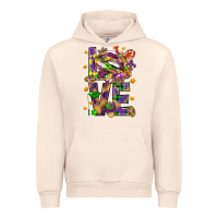Sandshell Mardi Gras love lips Urban Hoodie - HowdyJamesFarm