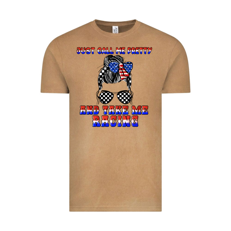 Just Call Me Pretty And Take Me Racing Vintage Tee by JahusDesignShop | Teevron
