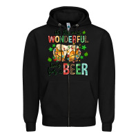Black its the most wonderful time for a year Zipper Hoodie - MaliasSmallBusiness