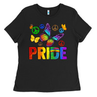 Black hippie pride Ladies Tee - texasbilliewilder