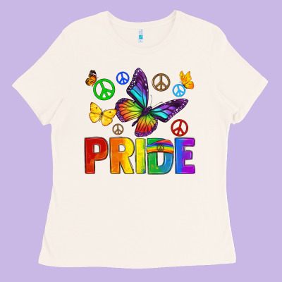 Hippie Pride Ladies Tee Designed By Texasbilliewilder