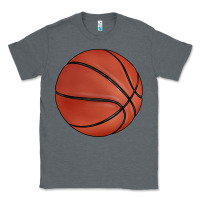Charcoal Heather basketball Classic Tee - BarkalooDesign