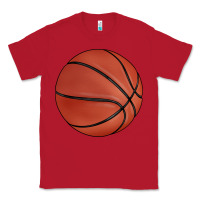 Red basketball Classic Tee - BarkalooDesign