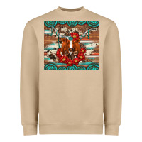 Mushroom longhorn with gemstone Heavyweight Sweatshirt - Artiststas