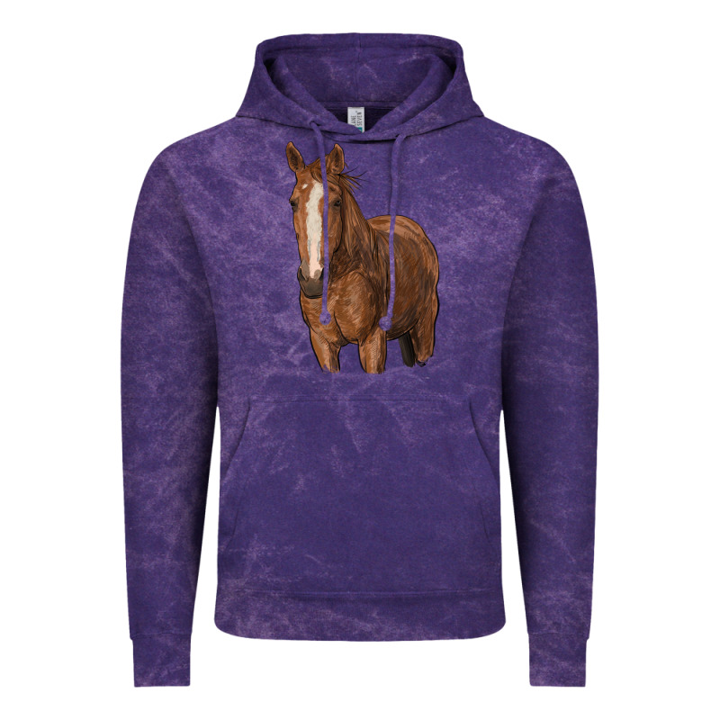 Brown Horse Vintage Hoodie by RanaPortraitStore | Teevron