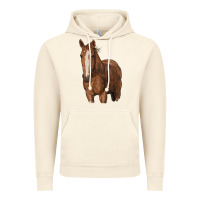 Vintage Artic brown horse Vintage Hoodie - RanaPortraitStore