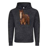 Vintage Black brown horse Vintage Hoodie - RanaPortraitStore