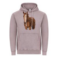 Vintage Zinc brown horse Vintage Hoodie - RanaPortraitStore