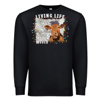Black Between Jesus Take The Wheel I Wish A Heifer Would Premium Sweatshirt - Bettercallsaul
