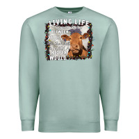 Seafoam Between Jesus Take The Wheel I Wish A Heifer Would Premium Sweatshirt - Bettercallsaul