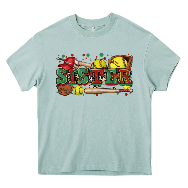 Sister Softball Heavy Core Tee by Zillion Design Studio | Teevron