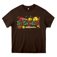 Chocolate Brown sister softball Heavy Core Tee - Zillion Design Studio