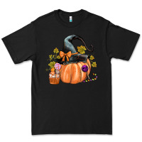 Black Kids Pumpkin with Halloween Premium Tee - texasbilliewilder