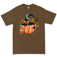Cacao Kids Pumpkin with Halloween Premium Tee - texasbilliewilder