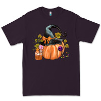 Plum Kids Pumpkin with Halloween Premium Tee - texasbilliewilder