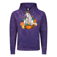 Cloud Purple Goat family fall pumpkins gemstone Vintage Hoodie - Artiststas