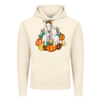 Vintage Artic Goat family fall pumpkins gemstone Vintage Hoodie - Artiststas