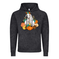 Vintage Black Goat family fall pumpkins gemstone Vintage Hoodie - Artiststas