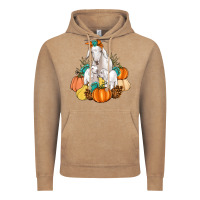 Vintage Coffee Goat family fall pumpkins gemstone Vintage Hoodie - Artiststas