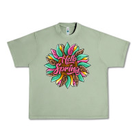 Oil Green hello spring sunflower Urban Heavy Tee - Artiststas