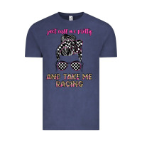 Vintage Denim just call me pretty and take me racing Vintage Tee - JahusDesignShop