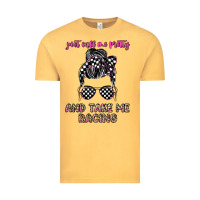 Vintage Mustard just call me pretty and take me racing Vintage Tee - JahusDesignShop