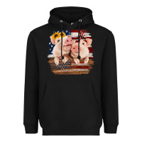 Black Cute Couple American Pigs Heavyweight Hoodie - Bettercallsaul