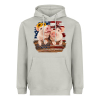 Moon Dust Cute Couple American Pigs Heavyweight Hoodie - Bettercallsaul