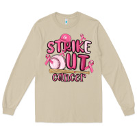 Mushroom strike out cancer baseball Long Sleeve Tee - MaliasSmallBusiness