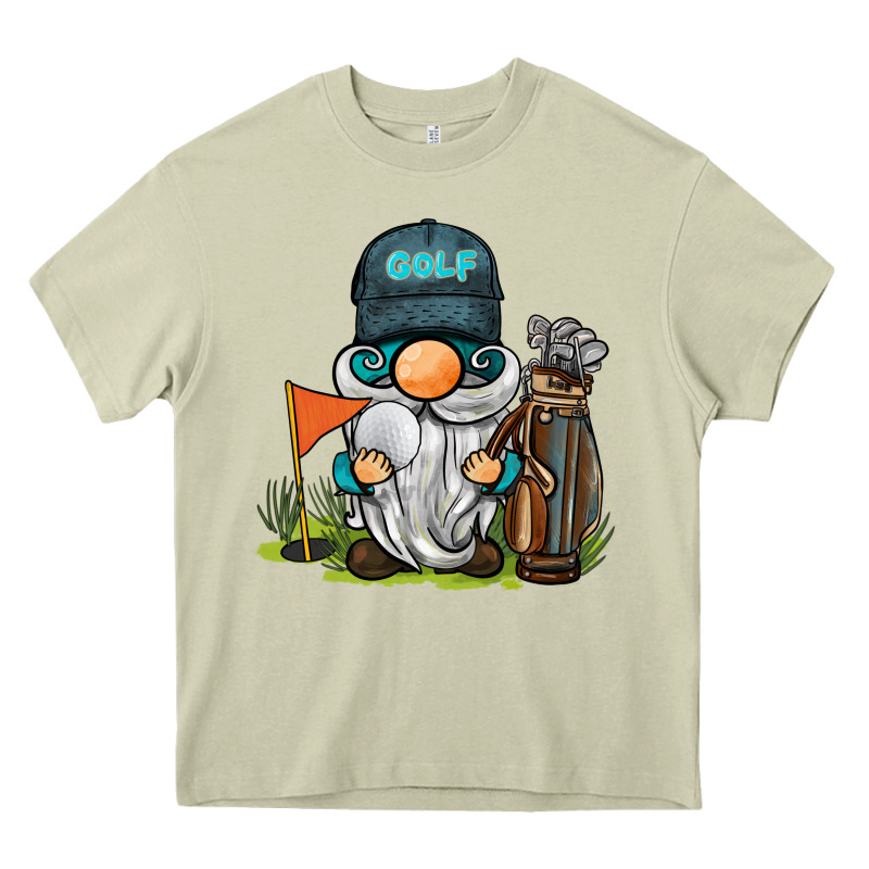 Golf Gnome Heavy Core Tee by BarkalooDesign | Teevron